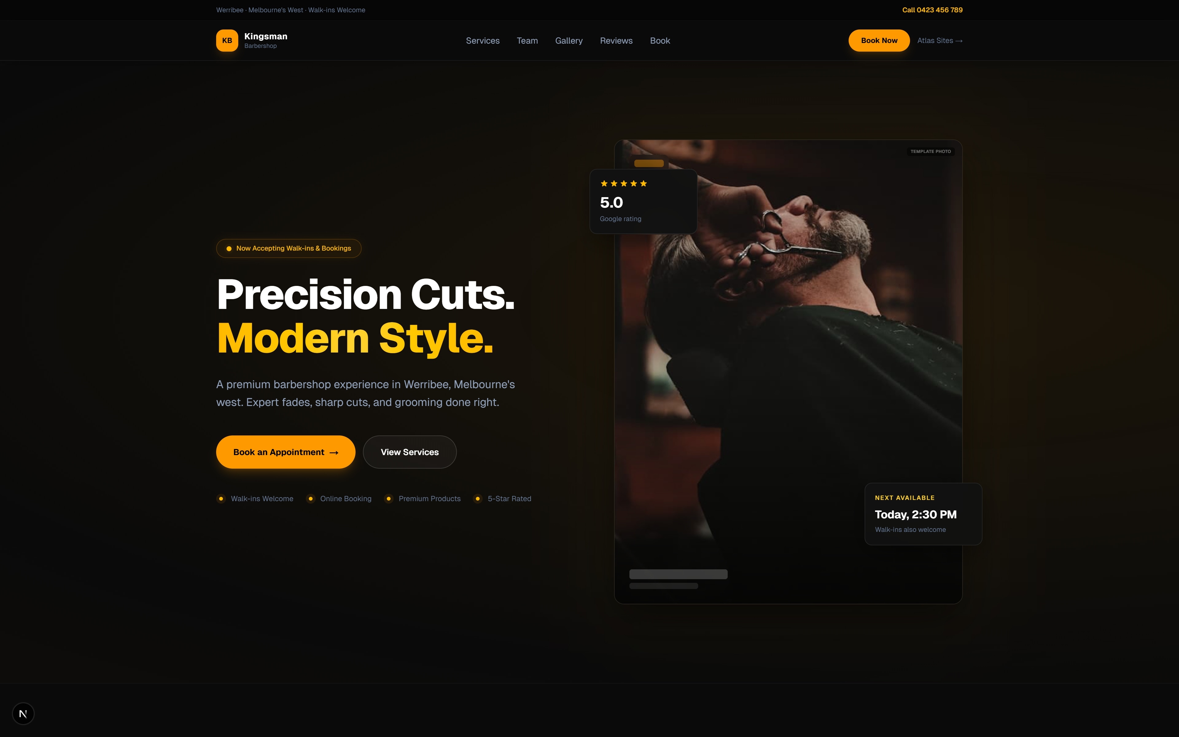 Fade & Fresh website demo